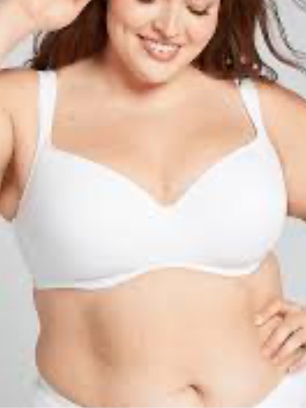 Cacique Smooth Lightly Lined Balconette Bra (Style #1038628) Lane Bryant 44C